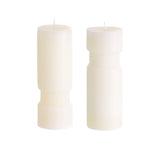 Vela aromática Columna Dúo - 2 unidades - vista | Decoragloba