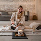 Vela aromática Zazen en ambiente hogar | Decoragloba