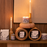 Vela aromática Junto a la Hoguera en ambiente hogar | Decoragloba