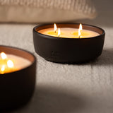 Vela de cerámica NEGRO 17 en ambiente hogar | Decoragloba