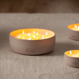 Vela de cerámica BLANCO 17 en ambiente hogar | Decoragloba