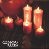 Vela Cilindrica Maciza Oro Oro