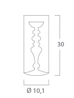 Porta Vela Cristal 
