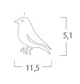 Vela Animales f/ Pajaro 