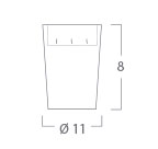 Vela Vaso Cristal 